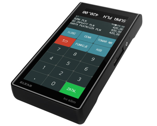Mobilna Kasa Fiskalna ELZAB K1 SLIM ONLINE - obrazek 2