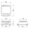 WYMIARY WAGA CAS SW-II SR15