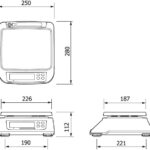 Waga CAS SW-II SR15 - obrazek 3